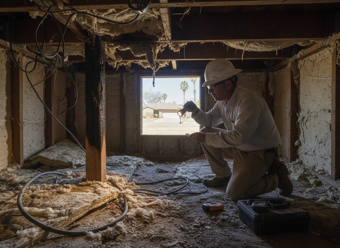 How to Check for Hidden Fire Damage in Universal City Homes