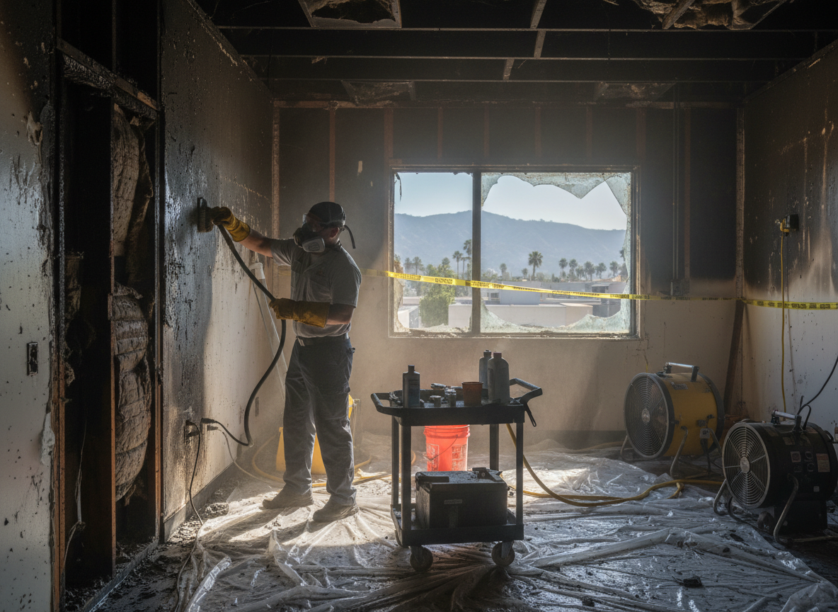 Fire Damage Clean Up in Universal City, CA