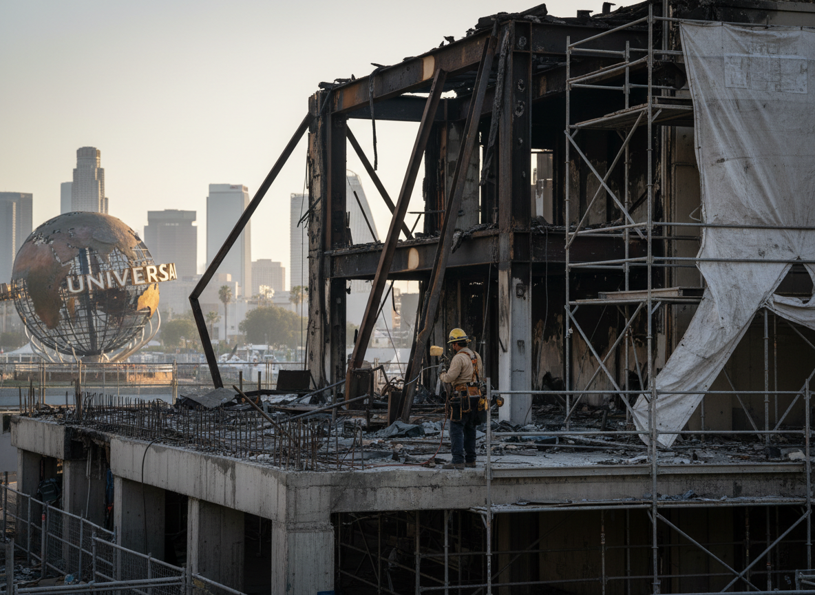 Structural Repair After Fire in Universal City, CA