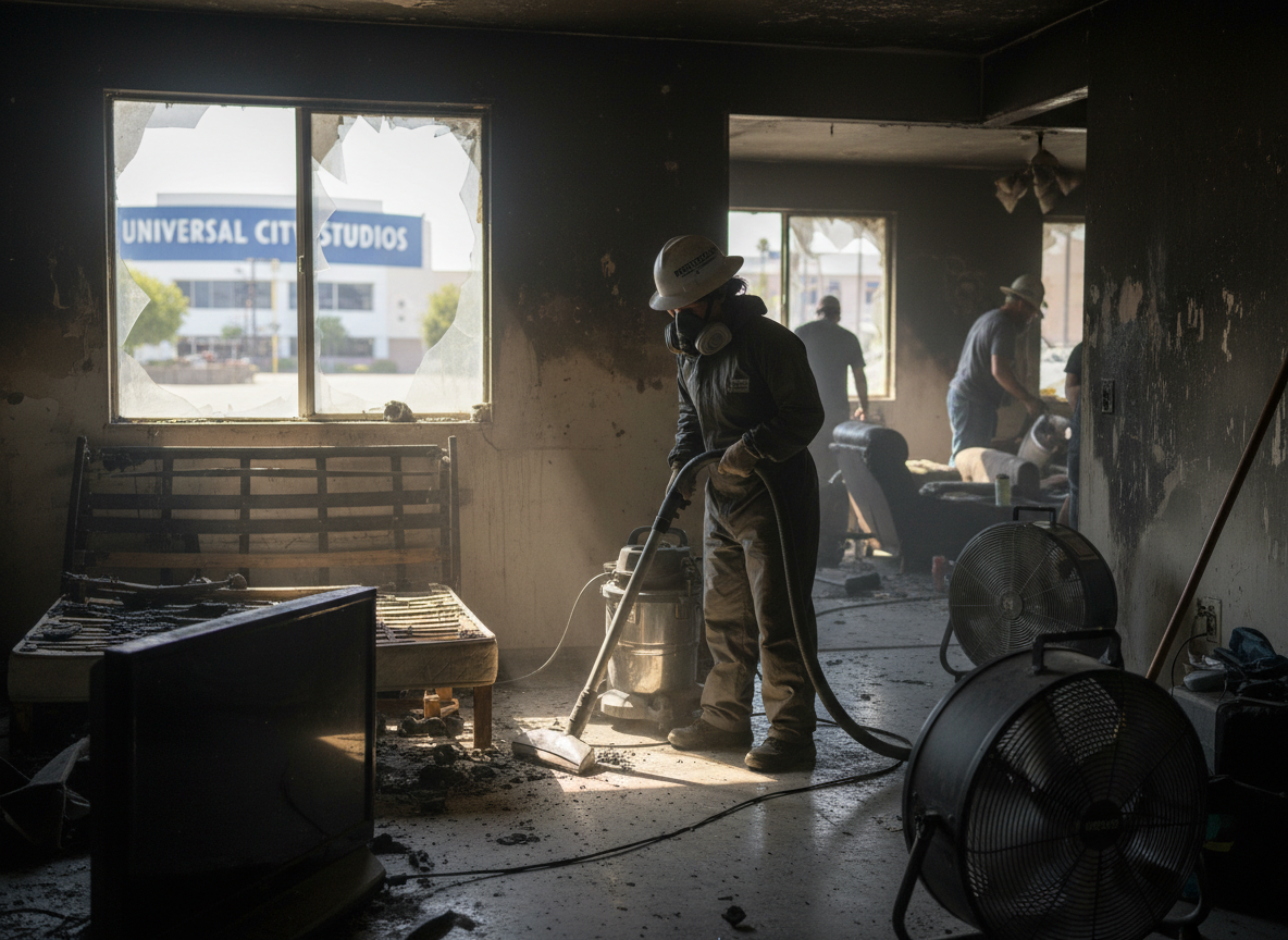 Tenant Fire Damage Cleanup in Universal City, CA